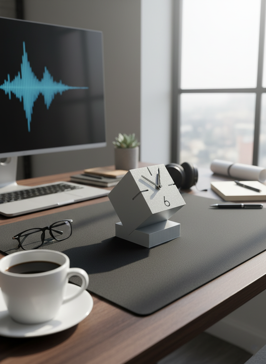 Cube Modern Minimalist Desk Clock