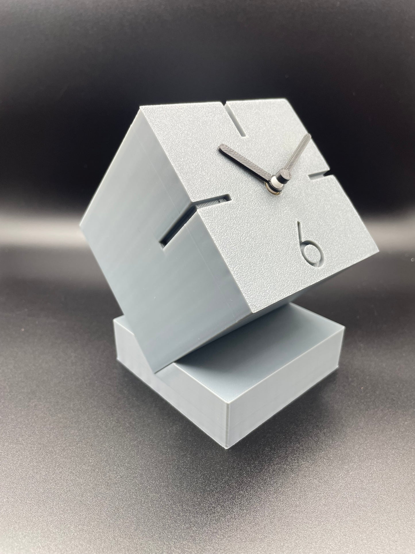Cube Modern Minimalist Desk Clock