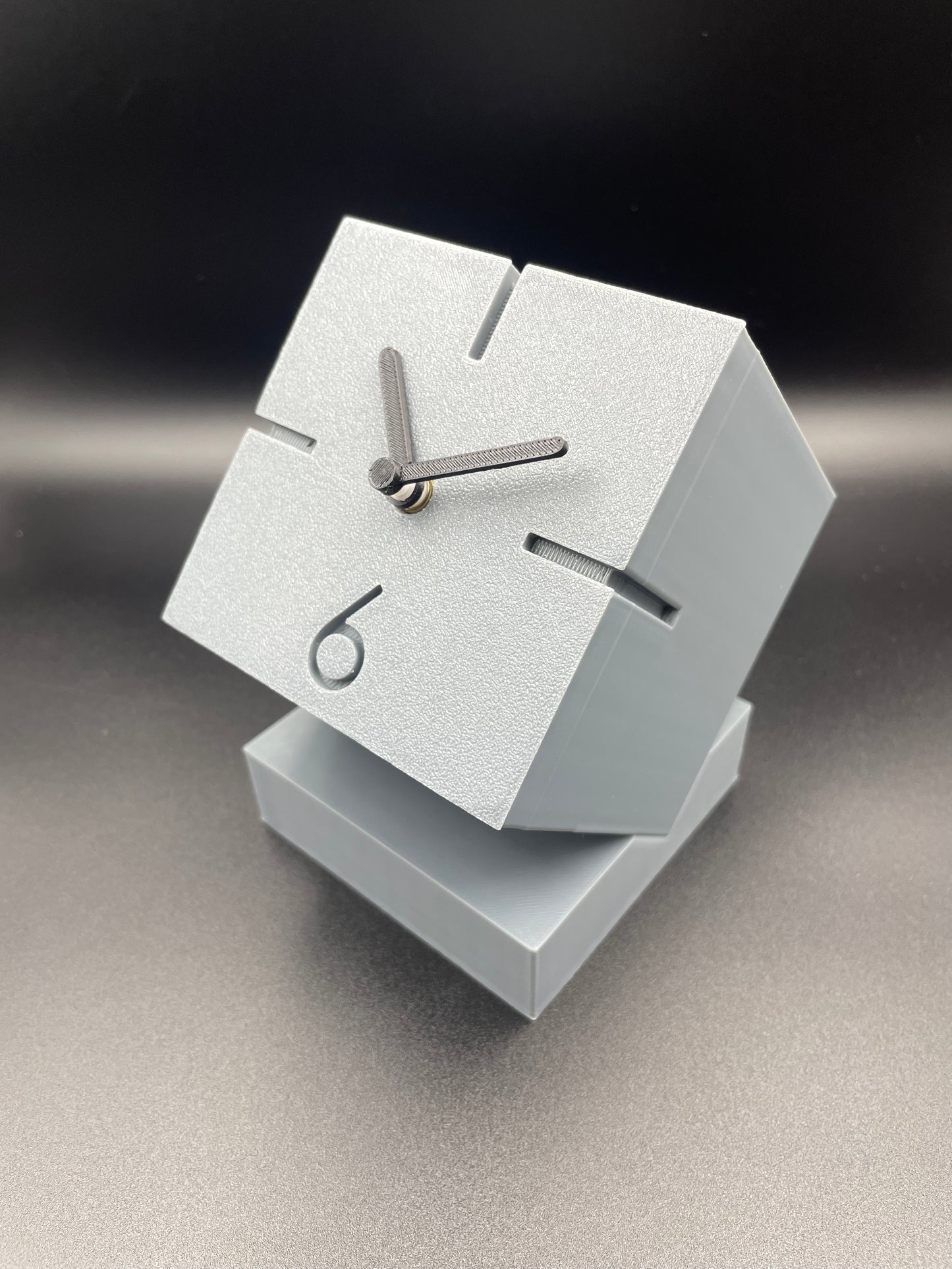 Cube Modern Minimalist Desk Clock