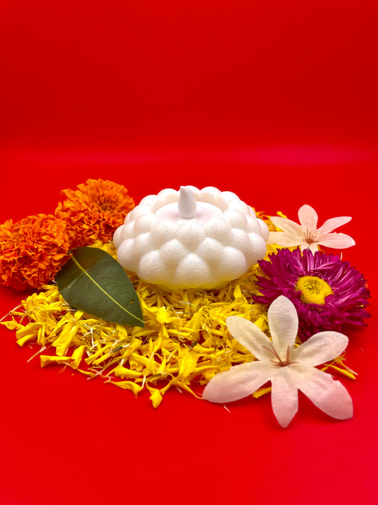 Lotus Glow Decorative Diya (Pack of 2)