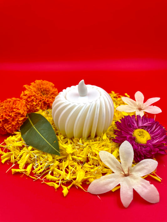 Spiral Glow Decorative Diya (Pack of 2)
