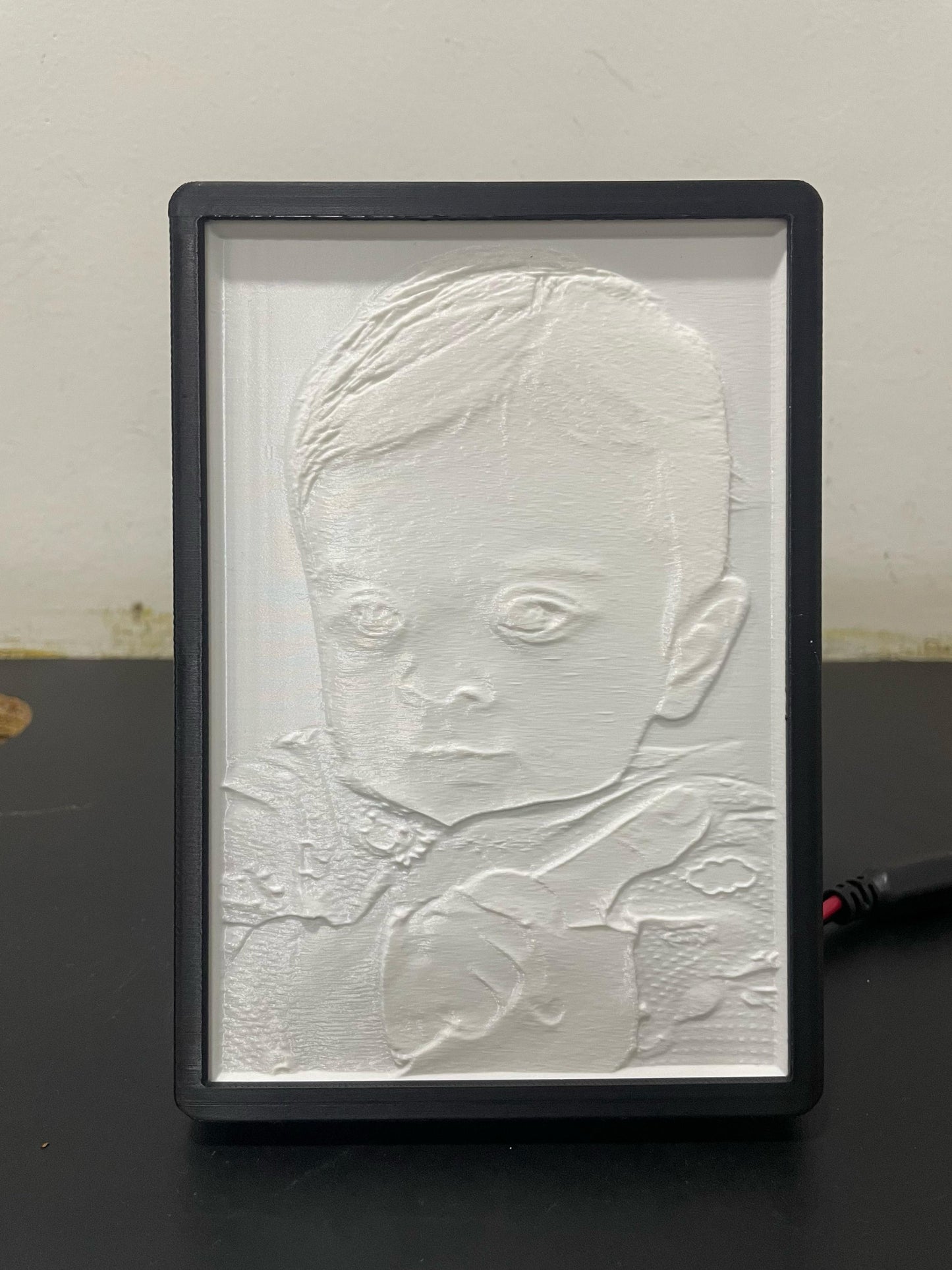 Custom 3D Lithophane Photo Lamp