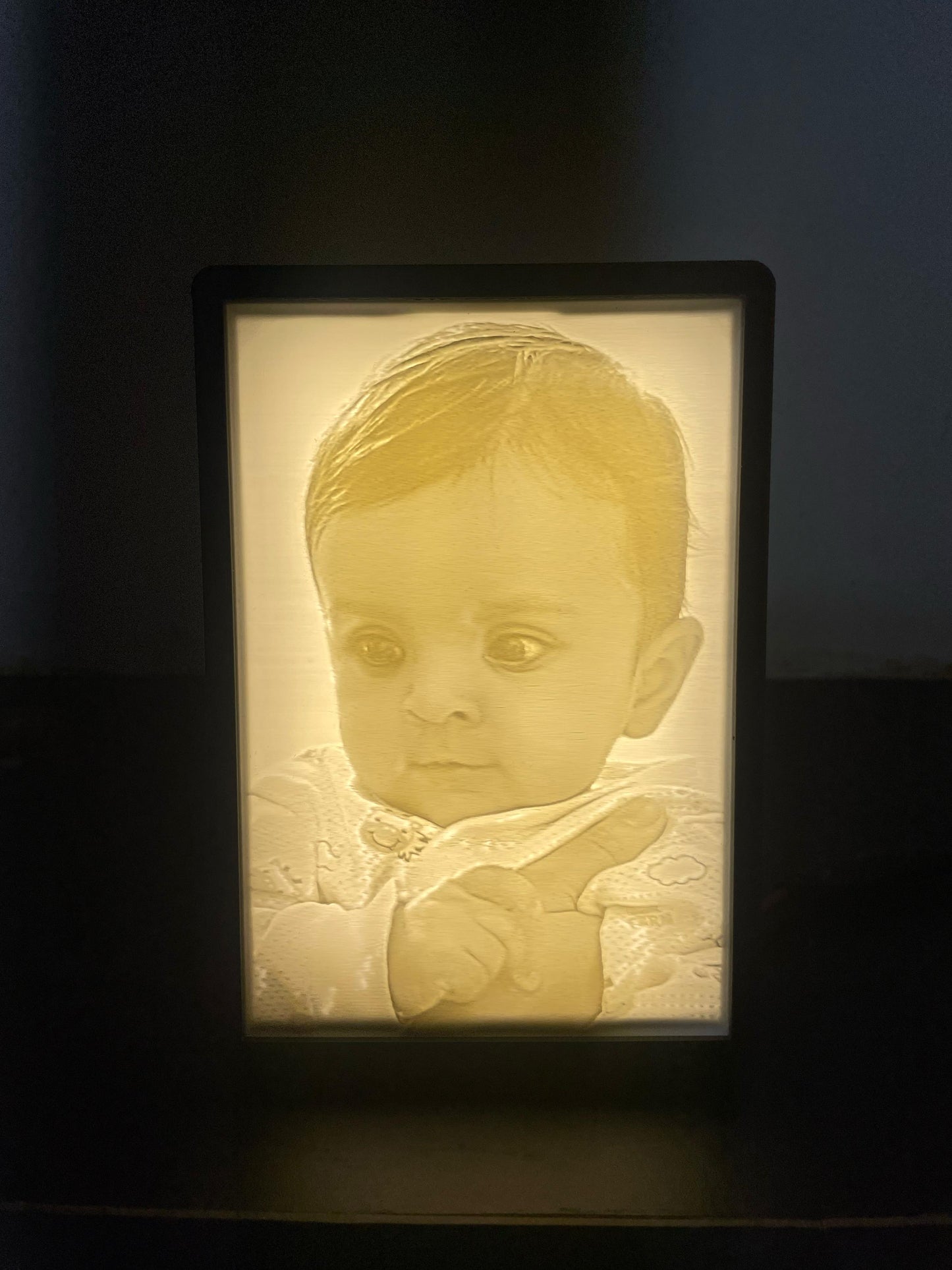 Custom 3D Lithophane Photo Lamp